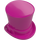 LEGO Magenta Top Hat with Upturned Brim (27149)