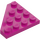 LEGO Magenta Wedge Plate 4 x 4 Corner (30503)