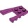 LEGO Magenta Keil Platte 4 x 4 mit 2 x 2 Ausgeschnitten (41822 / 43719)