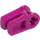 LEGO Magenta Kabel Clip mit Kreuz Loch (49283)