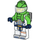 LEGO Male Astronaut with Green Helmet Minifigure
