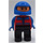 LEGO Male, Black Legs, Blue Racing Helmet Duplo Figure