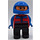 LEGO Male, Schwarz Beine, Blau Racing Helm Duplo Abbildung