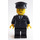 LEGO Maschio Chauffeur / Autista Minifigure con sopracciglia marroni