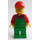 LEGO Male Farmer mit rot Deckel mit Loch Minifigur
