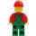 LEGO Male Farmer with Red Cap with Hole Minifigure