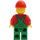 LEGO Hombre Granjero con Rojo Gorra con Agujero Minifigura