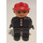 LEGO Male Fireman mit rot Helm Duplo Abbildung