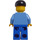 LEGO Male in Coveralls minifiguur