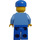 LEGO Male im Jeans Overall mit rot Haar Minifigur