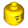 LEGO Male passenger Minifigure Head (Recessed Solid Stud) (3274 / 103223)