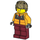 LEGO Male Snowboarder Minifigure