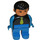 LEGO Male with Black Hair and Yellow Tie Duplo Figure