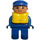 LEGO Male with Life Jacket and Blue Cap Duplo Figure