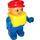 LEGO Man med Flytväst och Röd Keps Duplo figur