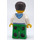 LEGO Male with Medium Blue Hoodie Minifigure