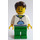 LEGO Male met Medium Blauw Hoodie minifiguur