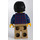 LEGO Männlich mit Plaid Button Hemd und Dunkles Beige Beine Minifigur