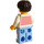 LEGO Male with Red Striped Top Minifigure