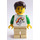 LEGO Male mit Spaceman und Green Undershirt Minifigur