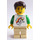 LEGO Male with Spaceman and Green Undershirt Minifigure