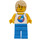 LEGO Male with Surfboard Top Minifigure