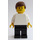 LEGO Männlich mit Weiß Hemd und Schwarz Pants Minifigur