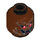 LEGO Man-Bat Minifigure Head (Recessed Solid Stud) (15764 / 31040)