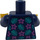 LEGO Hombre - Dark Azul Camisa Minifigura Torso (973 / 76382)