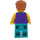 LEGO Mann - Dark Lilla Vest Minifigur