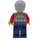 LEGO Mann i Argyle Vest Minifigur