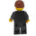 LEGO Man in Zwart Suit met Rood Shirt minifiguur