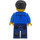 LEGO Uomo in Blu Giacca Minifigure