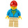 LEGO Man dans Dark Azure Sweater Figurine