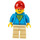 LEGO Mann im Dunkles Azur Pullover Minifigur