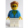 LEGO Man i Mörk Azure Sweatshirt Minifigur