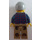 LEGO Man im Dark Blau Plaid Button Shirt Minifigur