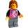 LEGO Man in Dark Roze Jasje Minifiguur