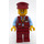 LEGO Man in Dark Red Vest Minifigure