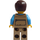 LEGO Man in Donker zandbruin Vest Minifiguur