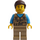 LEGO Man in Donker zandbruin Vest Minifiguur