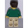 LEGO Man in Green Sweater and Tan Pants Minifigure