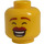 LEGO Man in Hawaiian Shirt Minifigure Head (Recessed Solid Stud) (3626 / 38686)