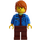 LEGO Mann im Jean Jacke Minifigur