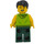 LEGO Mand i Lime Skjorte Minifigur