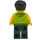 LEGO Mand i Lime Skjorte Minifigur