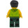 LEGO Man in Lime Shirt minifiguur