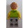 LEGO Man in Limoen Sleeveless Hoodie Minifiguur