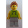 LEGO Muž v Limetková Sleeveless Mikina s kapucí Minifigurka