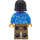 LEGO Man in Open Bloem Print Shirt minifiguur